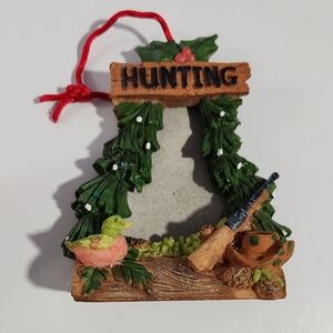 Christmas Tree Ornament Rustic Green and Brown